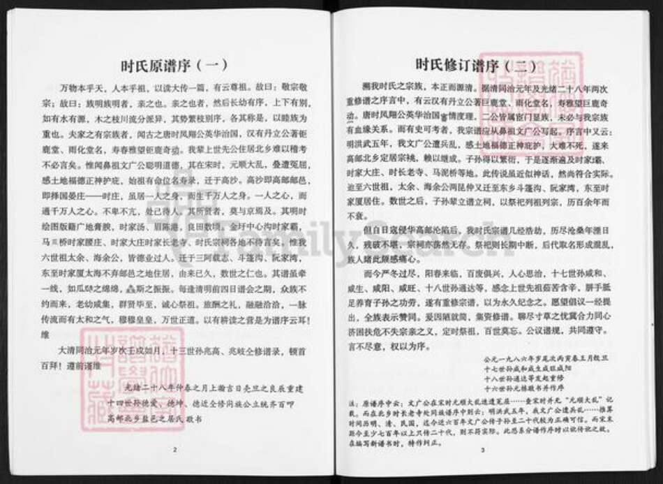 江苏省扬州市高邮市送桥镇时氏巨鹿堂族谱-时氏谱书.pdf电子版预览图5
