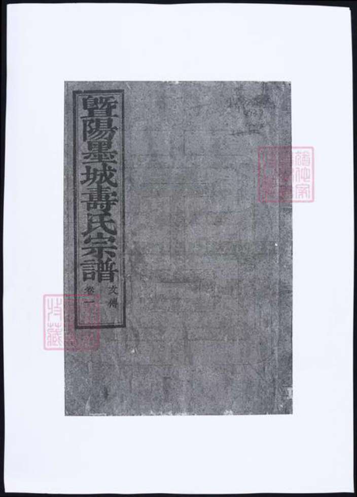 浙江省绍兴诸暨市诸暨寿氏族谱-暨阳墨城寿氏宗谱.pdf电子版缩略图