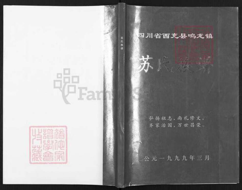 四川省南充市西充县鸣龙镇苏氏族谱-四川省西充县鸣龙镇苏氏族谱.pdf电子版缩略图