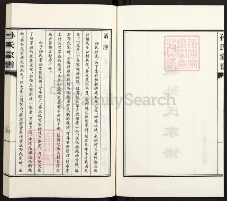 河北省衡水市故城县郑口镇孙氏族谱-故城孙氏家谱.pdf电子版预览图1