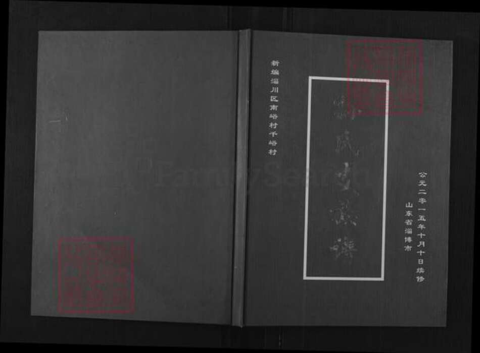 山东省淄博市淄川区孙氏族谱-淄川孙氏支族谱.pdf电子版缩略图