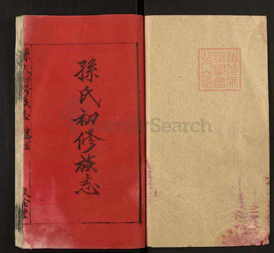 湖南省孙氏敦伦堂族谱-孙氏初修族志.pdf电子版预览图1