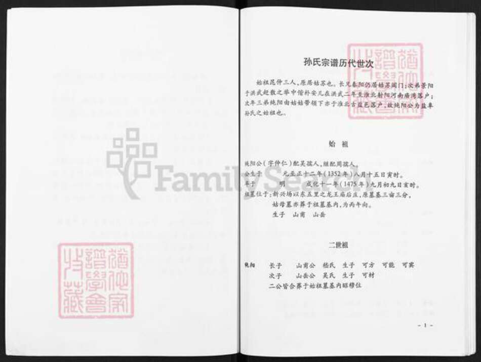 江苏省盐城市亭湖区孙氏乐安堂族谱-孙氏宗谱.pdf电子版预览图2