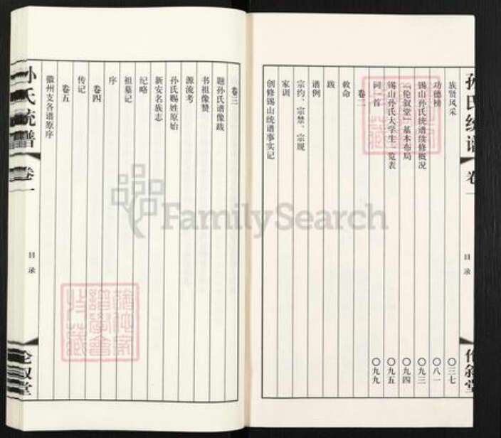 江苏省无锡市锡山区东港镇孙氏伦叙堂族谱-孙氏统谱.pdf电子版预览图2