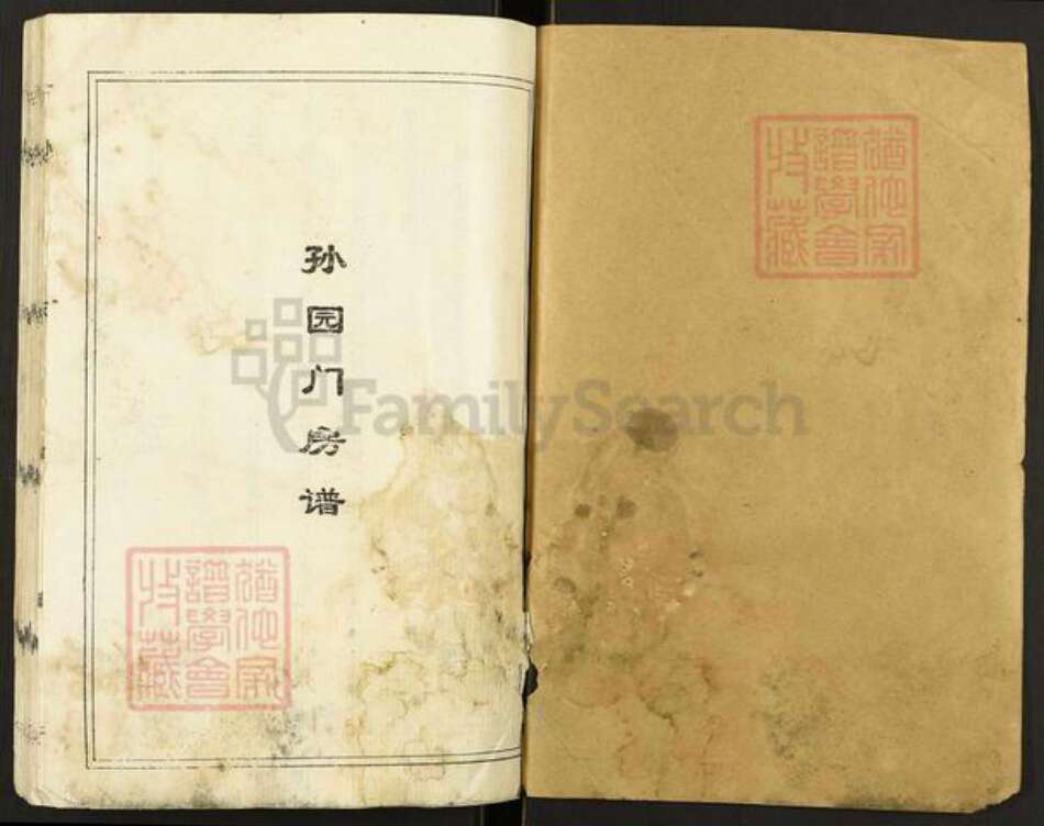 江苏省盐城市亭湖区新兴镇孙氏乐安堂族谱-孙氏宗谱.pdf电子版预览图1