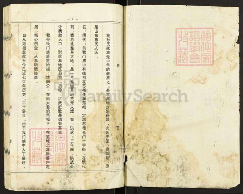 江苏省盐城市亭湖区新兴镇孙氏乐安堂族谱-孙氏宗谱.pdf电子版预览图2