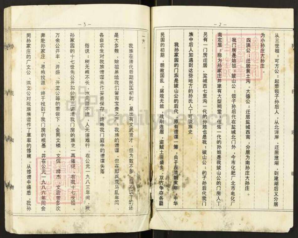 江苏省盐城市亭湖区新兴镇孙氏乐安堂族谱-孙氏宗谱.pdf电子版预览图3