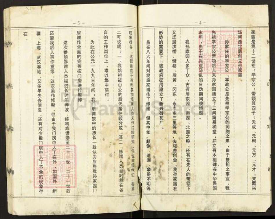 江苏省盐城市亭湖区新兴镇孙氏乐安堂族谱-孙氏宗谱.pdf电子版预览图4