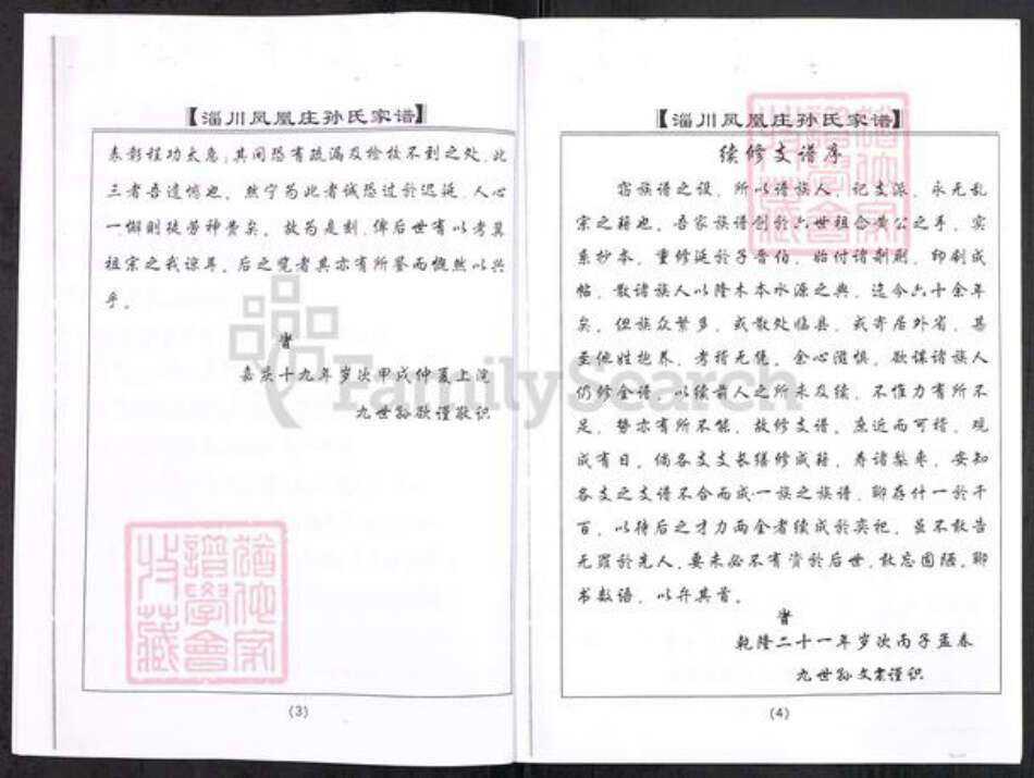 山东省淄博市淄川区孙氏族谱-般阳孙氏家谱(二支之六).pdf电子版预览图4