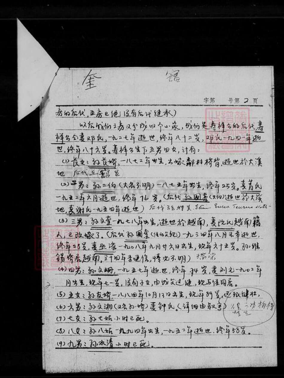 广东省宝安县广东省汕尾市海丰县孙氏五桂堂族谱-[孙氏家谱].pdf电子版预览图1