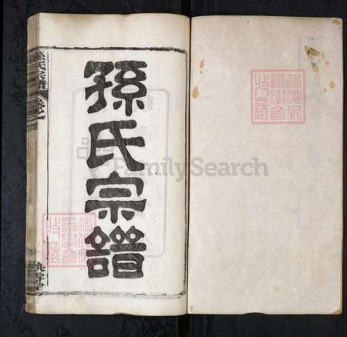 湖北省黄冈市孙氏族谱-孙氏宗谱[15卷首2卷].pdf电子版预览图1