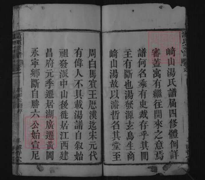 湖北省黄冈市汤氏濬哲堂族谱-汤氏宗谱.pdf电子版预览图3