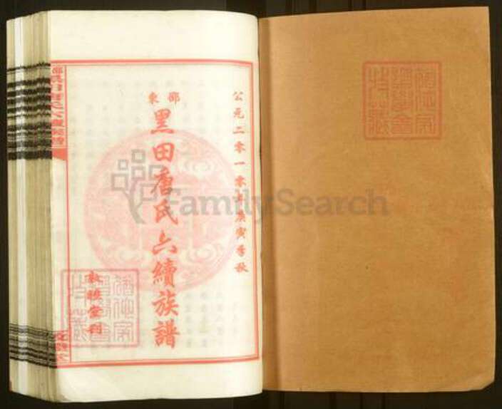 湖南省邵阳市邵东市唐氏敦睦堂族谱-邵东黑田唐氏六续族谱.pdf电子版预览图1