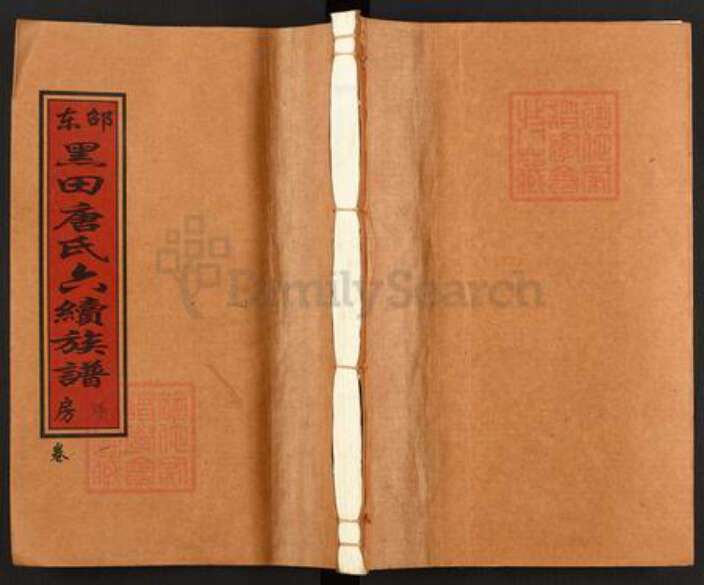 湖南省邵阳市邵东市唐氏敦睦堂族谱-邵东黑田唐氏六续族谱.pdf电子版缩略图