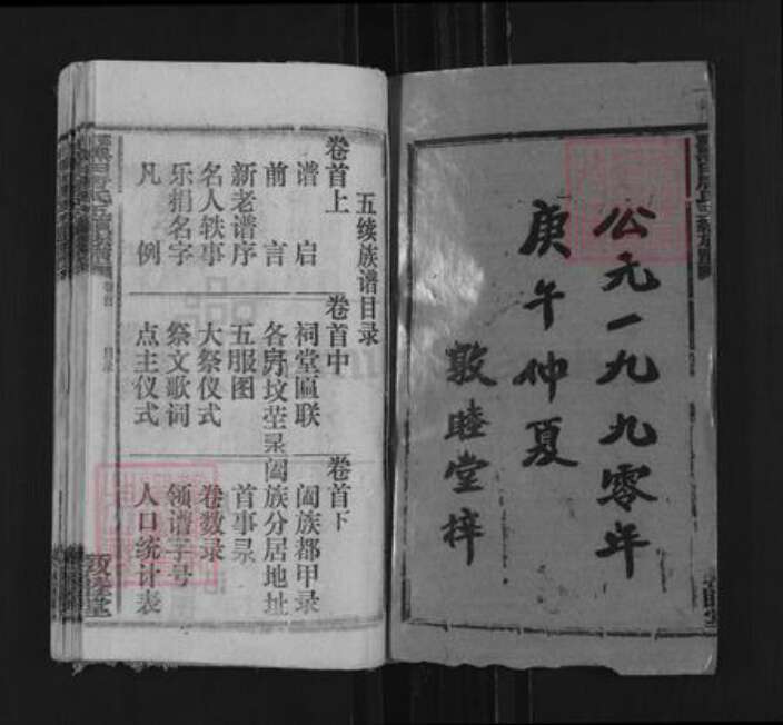 湖南省邵阳市邵东市唐氏敦睦堂族谱-邵东黑田唐氏五续族谱.pdf电子版预览图1