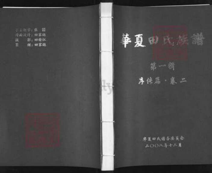 山东省田氏紫荆堂族谱-华夏田氏族谱.pdf电子版缩略图