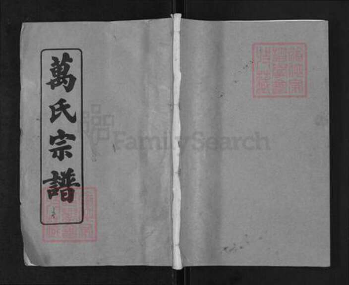 湖北省黄冈市浠水县巴河镇万氏孝友堂族谱-万氏宗谱.pdf电子版缩略图