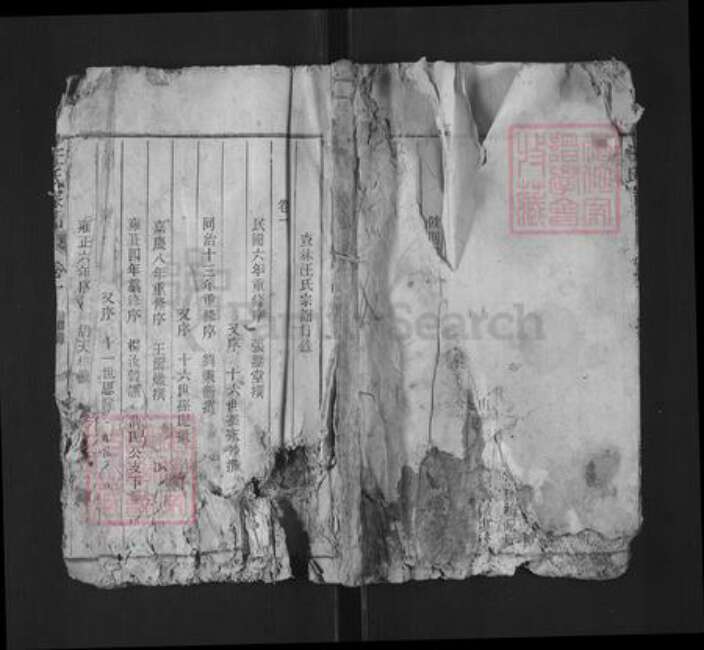 安徽省铜陵市枞阳县雨坛镇汪氏积庆堂族谱-汪氏宗谱.pdf电子版缩略图