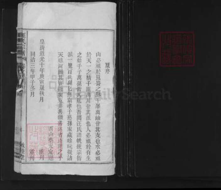 安徽省安庆市望江县长岭镇汪氏敦睦堂族谱-汪氏宗谱.pdf电子版预览图1