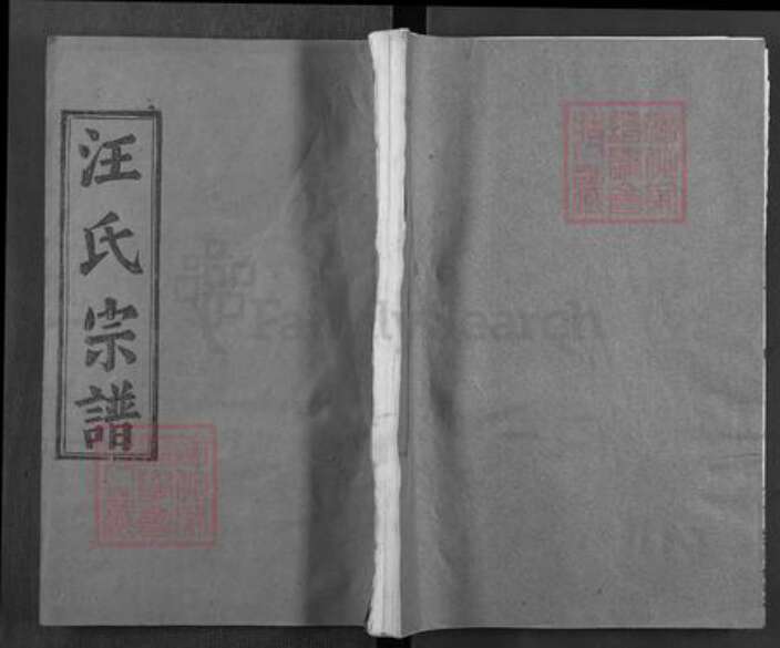 湖北省黄冈市团风县汪氏思源堂族谱-汪氏宗谱.pdf电子版缩略图