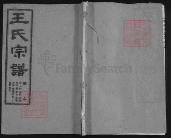 湖北省黄冈市黄州区王氏三槐堂族谱-王氏宗谱.pdf电子版缩略图