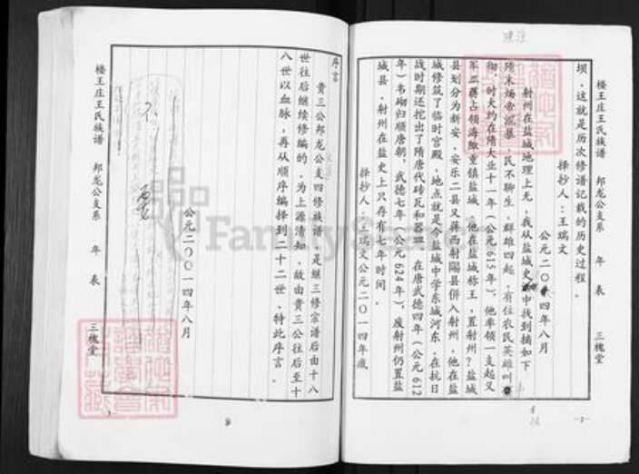 江苏省盐城市盐都区楼王镇王氏三槐堂族谱-楼王庄王氏族谱.pdf电子版预览图1
