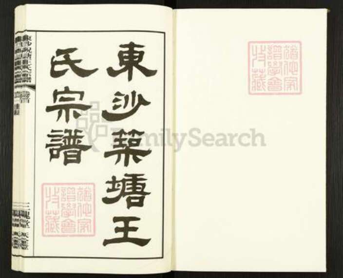 江苏省无锡市江阴市祝塘镇王氏三槐堂族谱-三沙王氏.东沙祝塘宗谱.pdf电子版预览图1