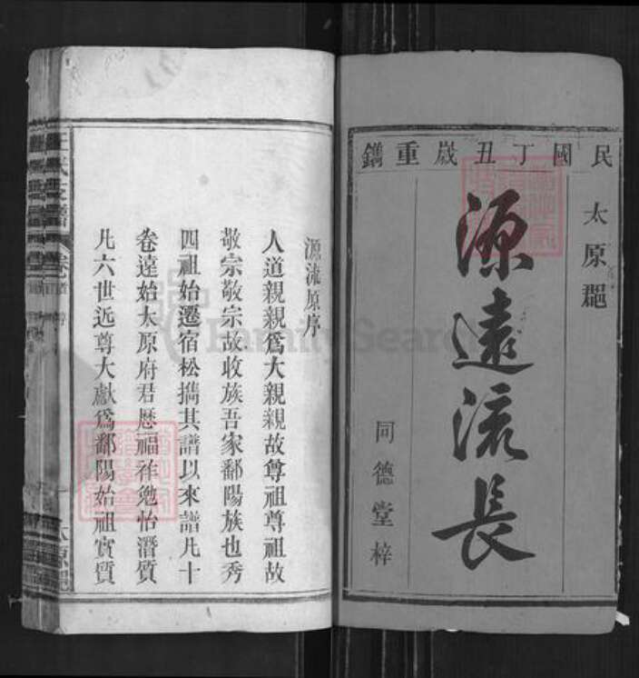安徽省安庆市宿松县王氏同德堂族谱-王氏支谱.pdf电子版预览图1
