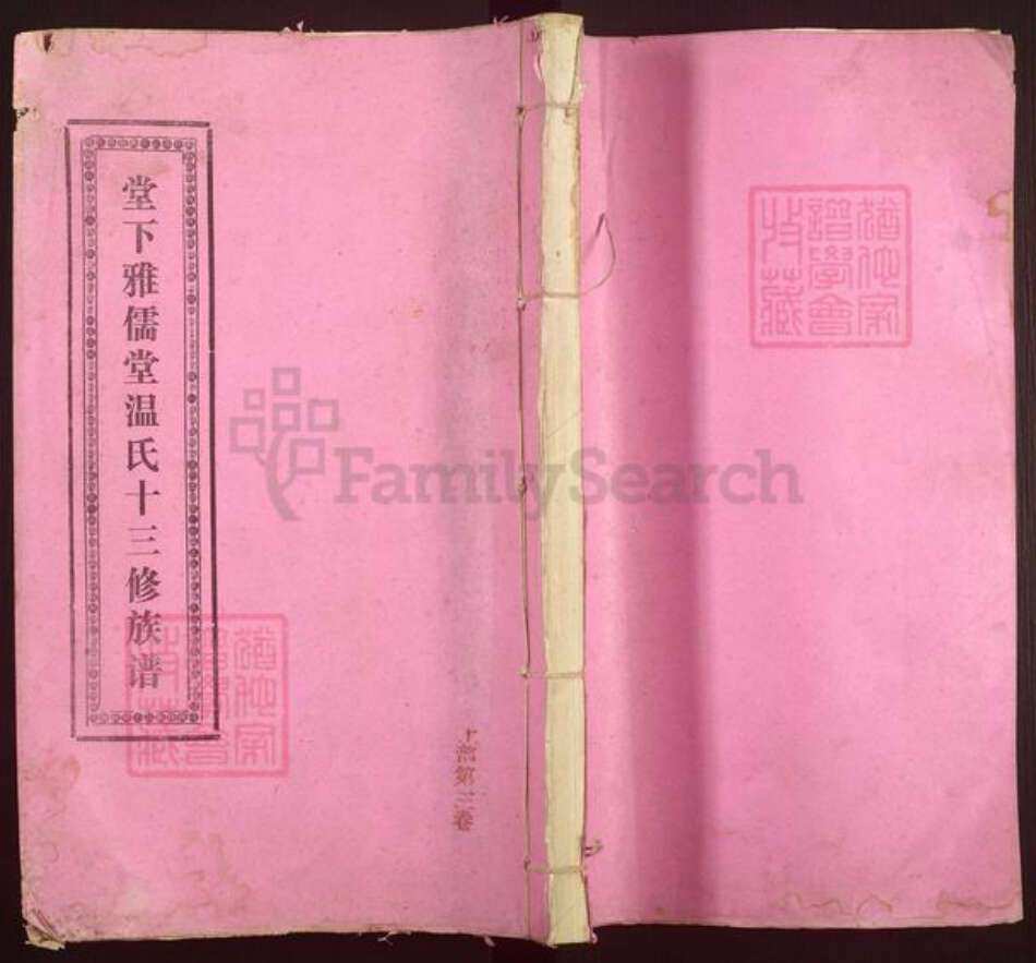 江西省赣州市石城县高田镇温氏雅儒堂族谱-堂下雅儒堂温氏十三修族谱.pdf电子版缩略图