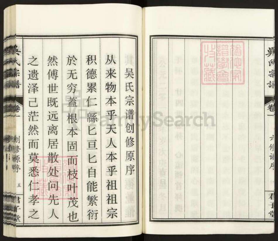 安徽省安庆市桐城市吴氏君子堂族谱-吴氏宗谱.pdf电子版预览图5