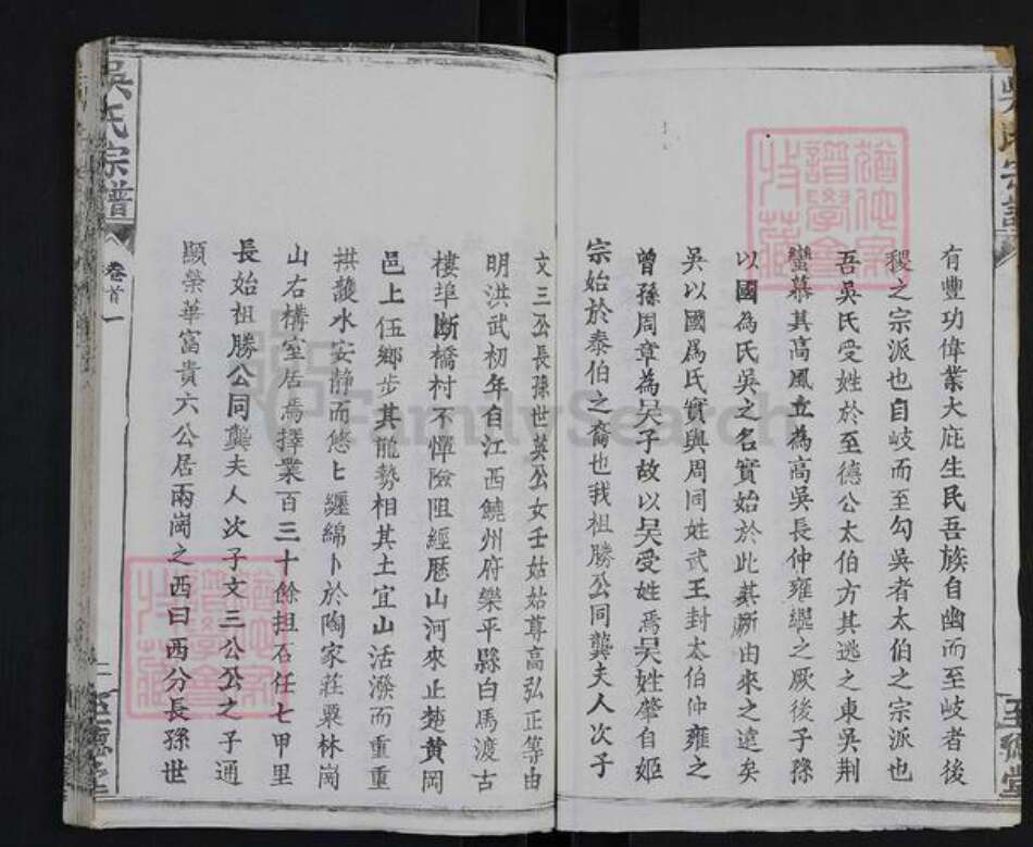 湖北省武汉市新洲区吴氏至德堂族谱-吴氏宗谱.pdf电子版预览图2