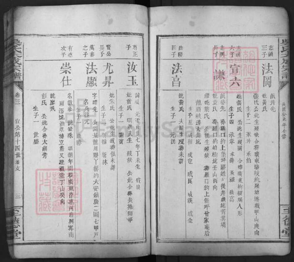 江西省赣州市会昌县庄口镇吴氏至德堂族谱-吴氏大成宗谱.pdf电子版预览图3