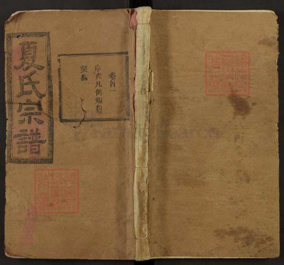 湖北省黄冈市麻城市夏氏尚忠堂族谱-夏氏宗谱.pdf电子版缩略图