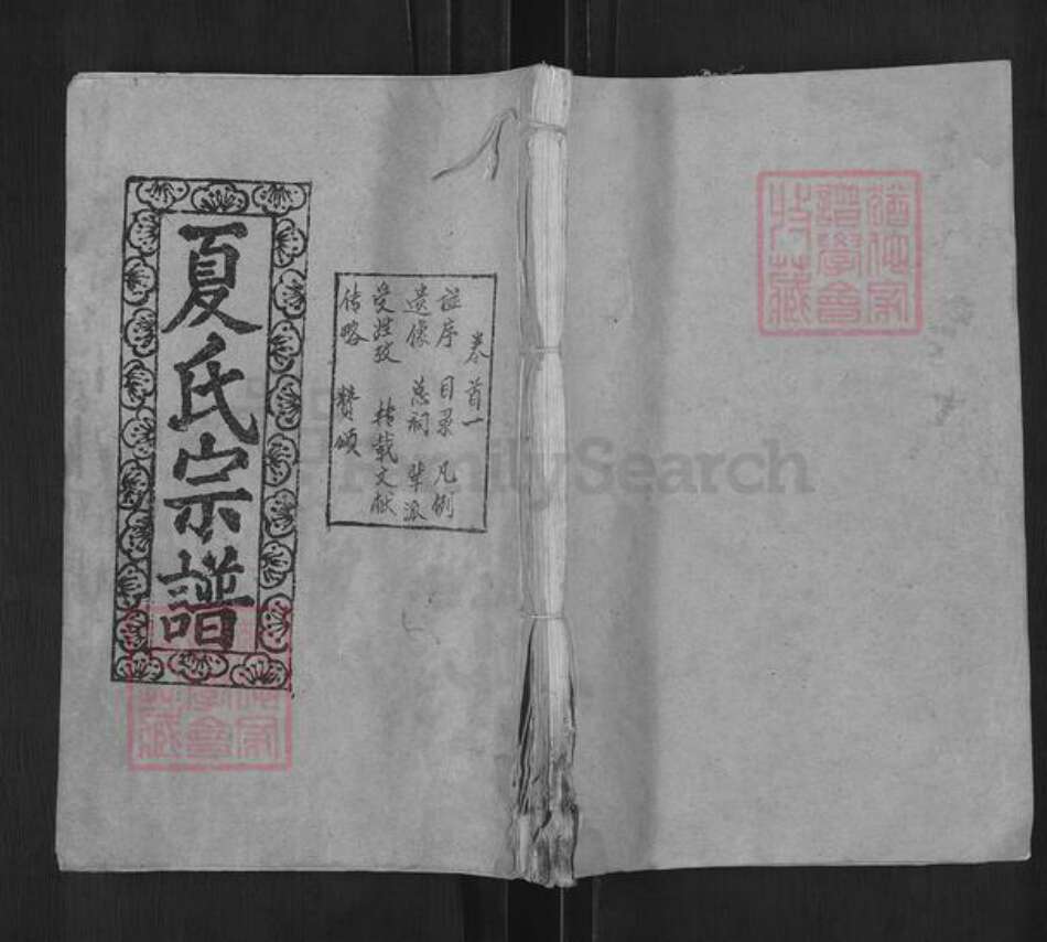 湖北省黄冈市麻城市夏氏尚忠堂族谱-夏氏宗谱.pdf电子版缩略图