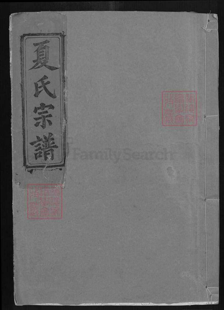 湖北省夏氏祇台堂族谱-夏氏宗谱.pdf电子版缩略图