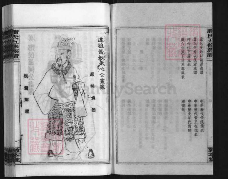 湖南省娄底市涟源市涟源萧氏敦本堂族谱-秀溪萧氏五修族谱.pdf电子版预览图4