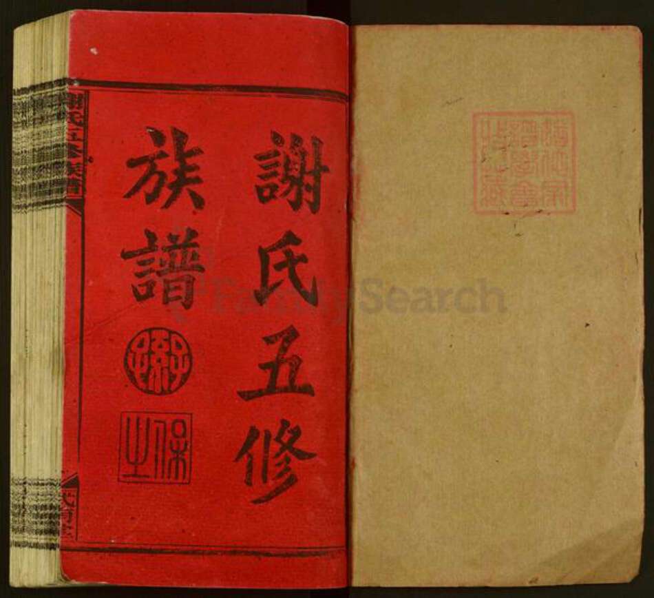 湖南省娄底市新化县坐石乡谢氏式南堂族谱-谢氏五修族谱.pdf电子版预览图1