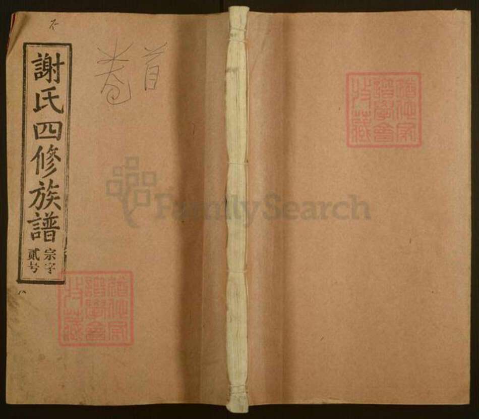 湖南省邵阳市邵东市界岭镇谢氏宝树堂族谱-谢氏四修族谱.pdf电子版缩略图