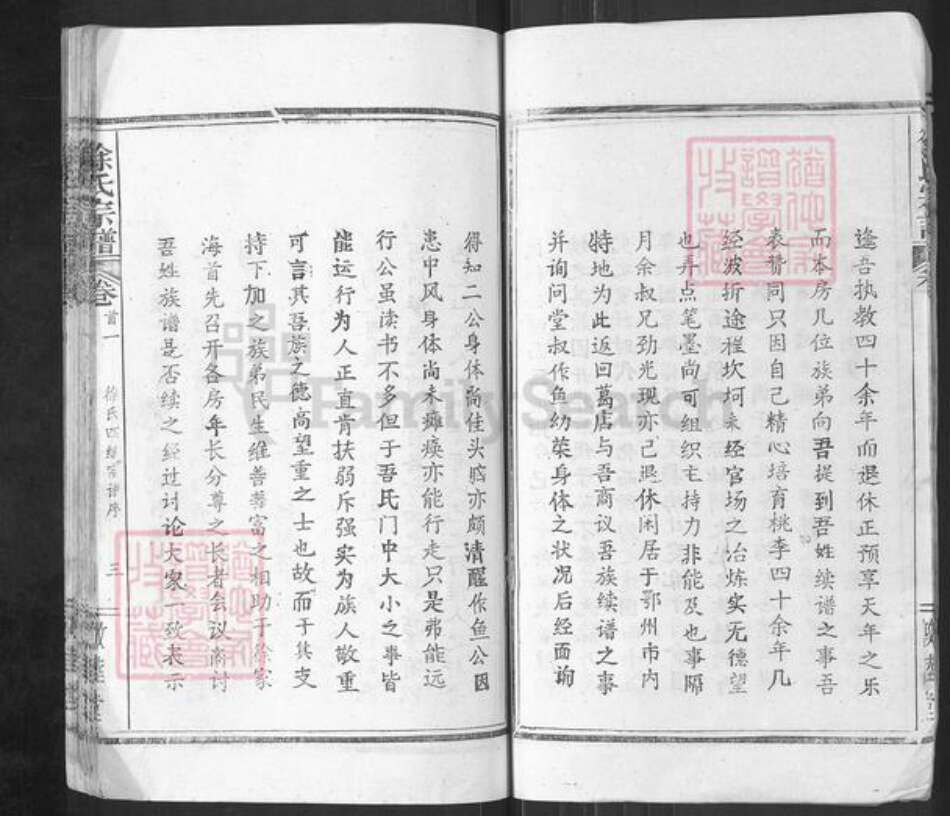 湖北省鄂州市华容区华容镇徐氏敦睦堂族谱-徐氏宗谱.pdf电子版预览图4