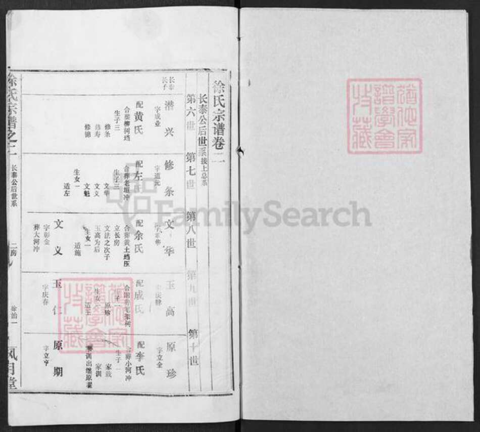 湖北省黄冈市麻城市徐氏敦本堂族谱-徐氏宗谱.pdf电子版预览图1