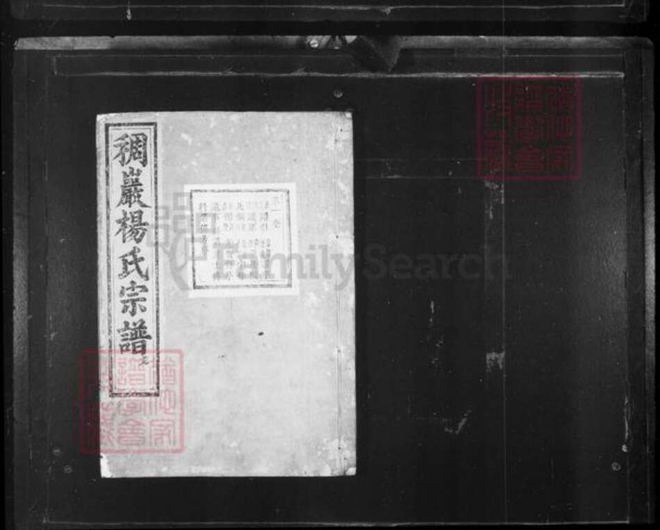 浙江省金华市义乌市义乌浙江省金华市金华杨氏清白堂族谱-稠岩杨氏合族谱宗谱 [26卷].pdf电子版预览图1