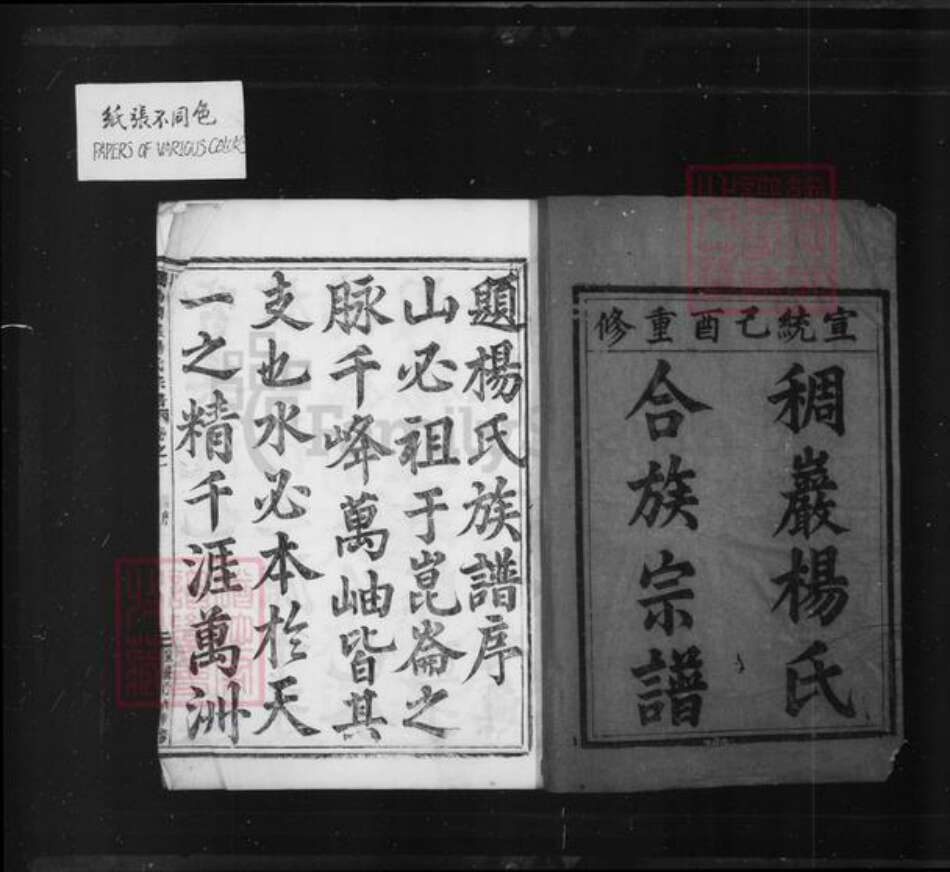 浙江省金华市义乌市义乌浙江省金华市金华杨氏清白堂族谱-稠岩杨氏合族谱宗谱 [26卷].pdf电子版预览图3