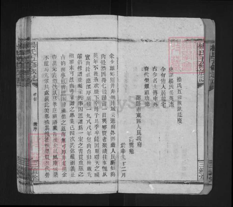 湖南省邵阳市邵东杨氏三鳣堂族谱-杨氏五修族志.pdf电子版预览图2