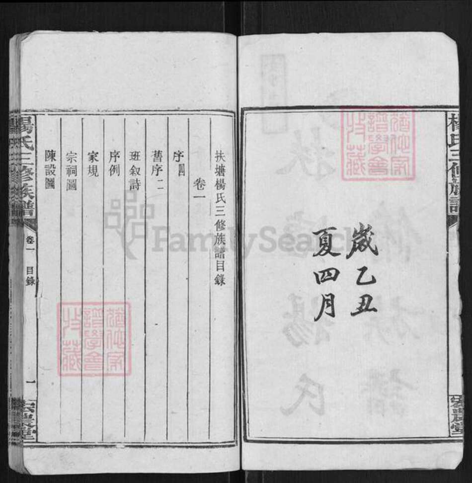 湖南省湘潭市湘乡市中沙镇杨氏宏农堂族谱-扶塘杨氏三修族谱.pdf电子版预览图2