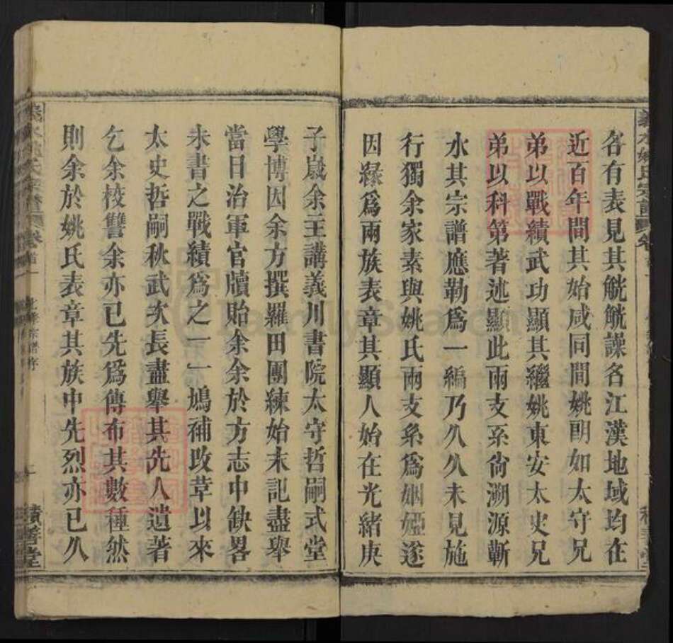 湖北省黄冈市罗田县匡河镇姚氏积善堂族谱-义水姚氏宗谱.pdf电子版预览图1