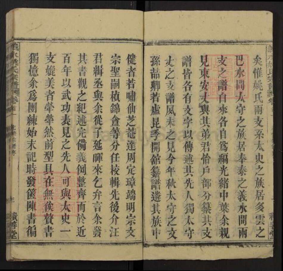 湖北省黄冈市罗田县匡河镇姚氏积善堂族谱-义水姚氏宗谱.pdf电子版预览图2