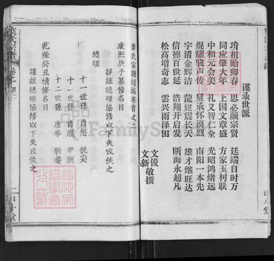 湖北省黄冈市罗田县凤山镇叶氏山斗堂族谱-叶氏宗谱.pdf电子版预览图2