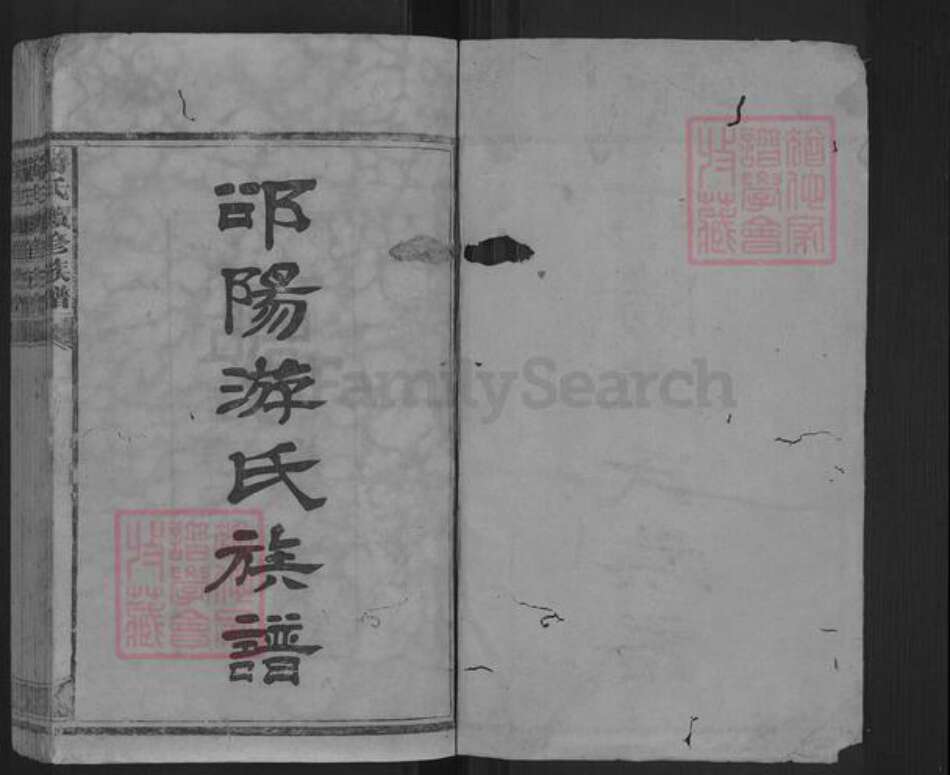 湖南省邵阳市隆回县游氏族谱-邵阳游氏族谱.pdf电子版预览图1