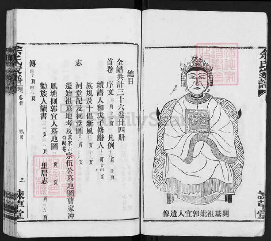 湖北省孝感市大悟县余氏谏草堂族谱-孝邑龙潭余氏家谱.pdf电子版预览图3