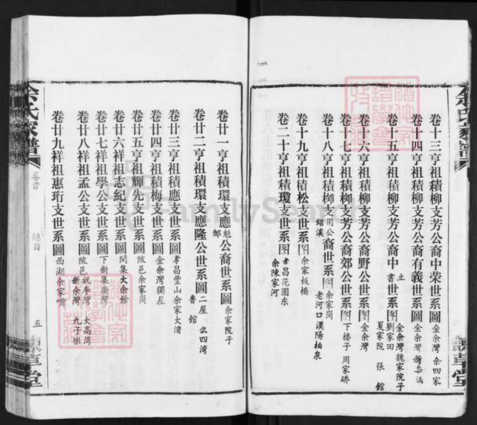 湖北省孝感市大悟县余氏谏草堂族谱-孝邑龙潭余氏家谱.pdf电子版预览图5